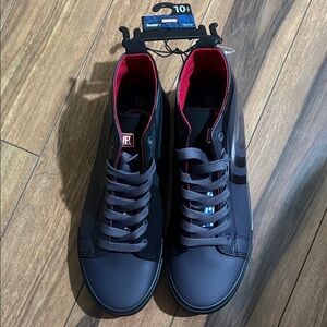 Marvel Black and Red Lace-Up Sneakers